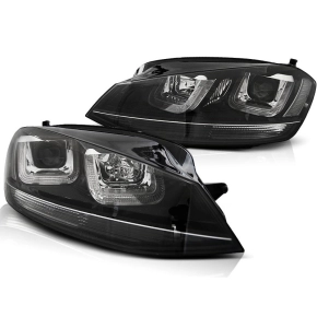 Scheinwerfer mit LED Tagfahrlicht passt für VW Golf...