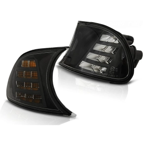 LED Frontblinker SET Schwarz Klarglas passt für BMW...