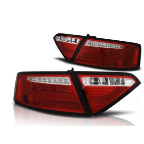 LED Lightbar Rückleuchten SET Rot Klarglas passt...