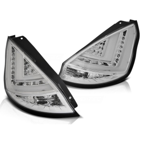 Rückleuchten LED Upgrade passend für Ford Fiesta MK7 ab 2008-2012 in Chrom