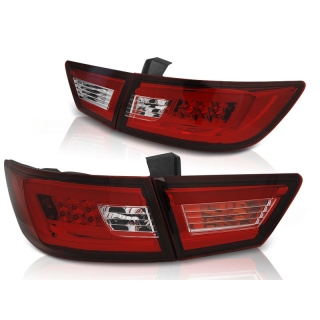 LED Rückleuchten Lightbar passt für Renault Clio IV (4) ab 2013-2016 rot/klar