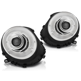 Scheinwerfer LED Blinker Tagfahrlicht passt für Mini Cooper ab 2006-2014 Chrom