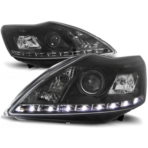 Scheinwerfer LED Tagfahrlicht passt für Ford Focus 2...