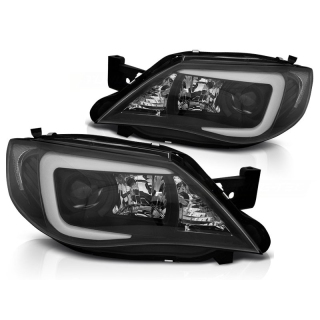 Scheinwerfer LED Tagfahrlicht passt für Subaru Impreza 3 (GH) ab 2007-12 Schwarz