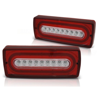 Rückleuchten LED passt für Mercedes Benz G-Klasse W463 ab 1990-2012 rot/klar