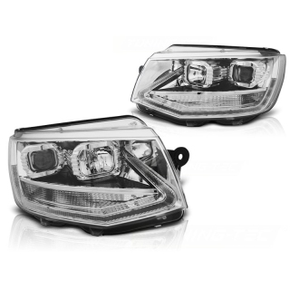 Scheinwerfer Tagfahrlicht LED chrom passt für VW T6 ab 2015-2019