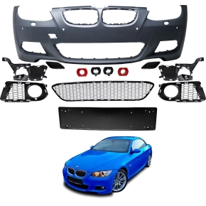 Sport Front Bumper 06-10 fits on BMW E92 E93  for PDC...