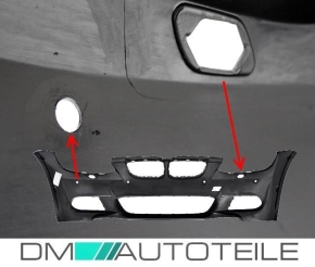 Sport Front Bumper 06-10 fits on BMW E92 E93  for PDC +Washers Series or M-Sport