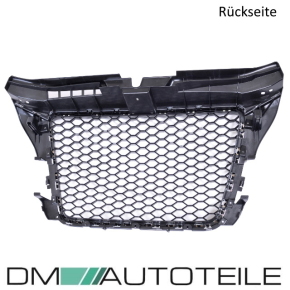 Kühlergrill Wabengrill Schwarz Chrom passt für Audi A3 8P Facelift 08-13 nicht RS3 ohne Parkhilfe