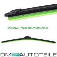 2x Wischerblatt Scheibenwischer Flat Blade Silence 475mm L&a