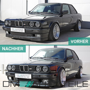 Set Exklusiv Sport Bodykit Stoßstange vorne oben + unten+ hinten passt für BMW E30 ab 1985-1994 auch M-Technik II