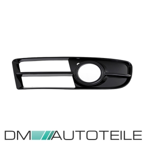 Stoßstangengitter SET hochglanz Schwarz passt für Audi A4 B7 S-Line ab 2004-2008