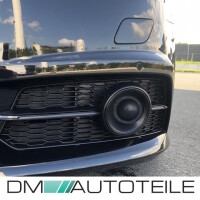 Set of Fog lights Cover black gloss complete fits on Audi A6
