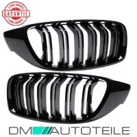 Set of front lower grille+ fogs cover black gloss +Dual Slat