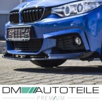 Set of front lower grille+ fogs cover black gloss +Dual Slat