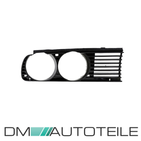 Set Front Headlight Headlamps Cover black gloss fits on BMW 3-Series E30 only Facelift up 1987