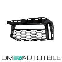 Set Front Grille Fogs Cover black gloss 3-pcs fits on BMW 5-