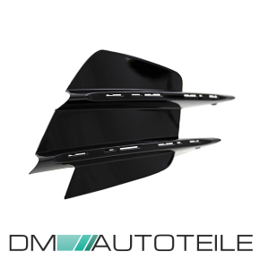 Stoßstangengitter SET hochglanz schwarz black pack passt für Mercedes W205 C205 S205 A205 Mopf AMG Line + C43