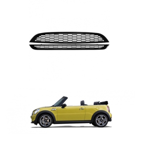 Kühlergrill Frontgrill Schwarz Matt für Mini Cooper R50 R52 R53 Facelift ab 2004-2006