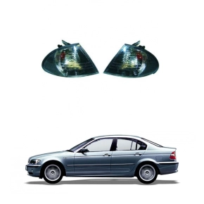 Satz Frontblinker Schwarz Glanz  für BMW 3er (E46)...