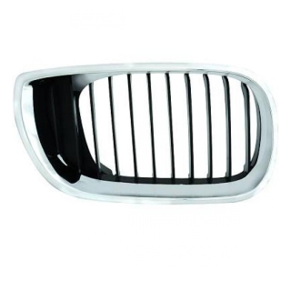 Kühlergrill Chrom Schwarz links für BMW 3er (E46) Coupe Cabriolet 1998-2003