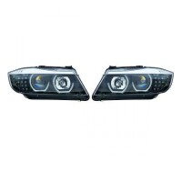 H7/H1 3D Angel Eyes Scheinwerfer Set Sch gallery