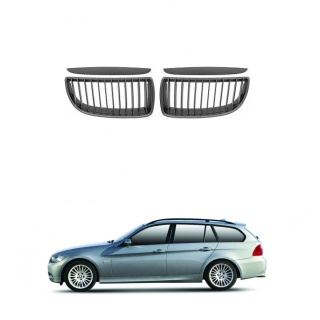 Kühlergrill Performance Schwarz Matt für BMW 3er (E90) Touring (E91) 2005-2008