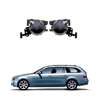 Set Nebelscheinwerfer Rechts Links Smoke Schwarz HB4 für BMW 5er E60 E61 M-Paket 