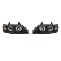 H1/H1 Angel Eyes Scheinwerfer schwarz f& gallery