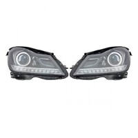 Set H7 Scheinwerfer Schwarz +LED Blinker gallery