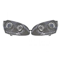 Set H7/H7 Angel Eyes Scheinwerfer Schwar gallery