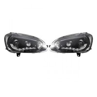 LED Scheinwerfer Set Schwarz Klarglas H1 gallery
