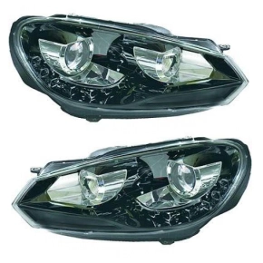 LED Tagfahrlicht Scheinwerfer Set Schwarz H7/H7 für...
