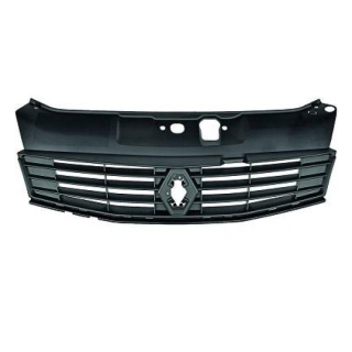 Kühlergitter Grill Schwarz Matt Frontgrill für Renault Clio III ab 2009