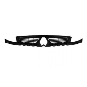 Kühlergitter Front Grill Schwarz oben für...