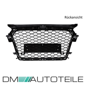 Front Grille honeycomb black gloss fits on Audi A1 8X Facelift up 2015