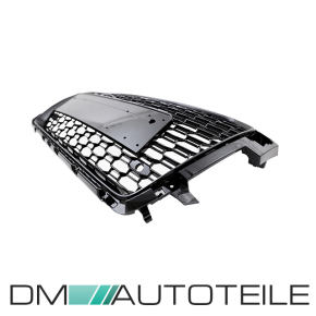 Front Grille honeycomb black gloss fits on Audi A1 8X Facelift up 2015