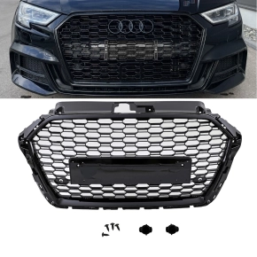 Honeycomb Front Grille Black Gloss+ Accessoires fits on...