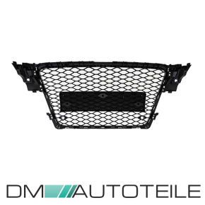 Front Grille Radiator honeycomb black gloss with/without PDC suitable for Audi A4 B8 08-12 w/o RS4