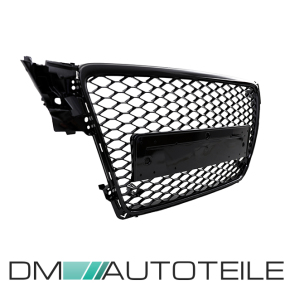 Kühlergrill Wabengrill Schwarz glanz mit/ohne PDC passt für Audi A4 B8 ab 08-12 kein RS4