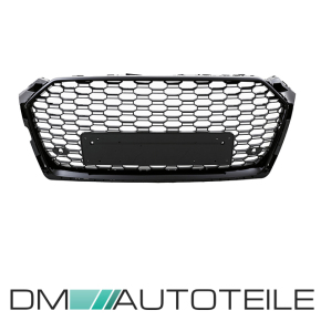 Front Radiator Grille honeycomb black gloss fits Audi A5 B9 F5 without RS5 up 2016