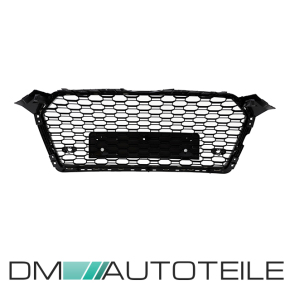 Front Radiator Grille honeycomb black gloss fits Audi A5 B9 F5 without RS5 up 2016