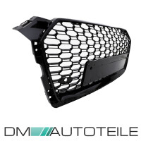 Front Radiator Grille honeycomb black gloss fits Audi A5 B9 