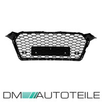 Front Radiator Grille honeycomb black gloss fits Audi A5 B9 