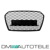Front Bumper Honeycomb Radiator Grille Black Gloss for all A