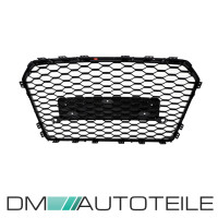 Front Bumper Honeycomb Radiator Grille Black Gloss for all A