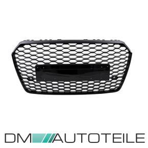 Front Bumper Kidney Grille Black Gloss for all Audi A6 C7 Facelift up 09/2014