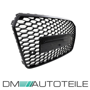 Front Bumper Kidney Grille Black Gloss for all Audi A6 C7 Facelift up 09/2014