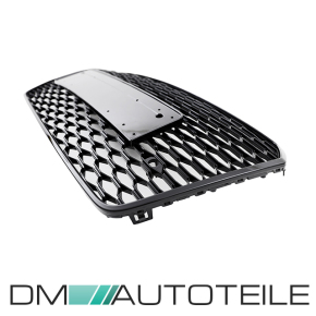 Wabengrill Kühlergrill schwarz glanz passt für Audi A7 C7 Facelift ab 2014-2018 kein RS7