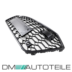 Front Bumper Kidney Grille Black Gloss for all Audi A6 C7 Facelift up 09/2014